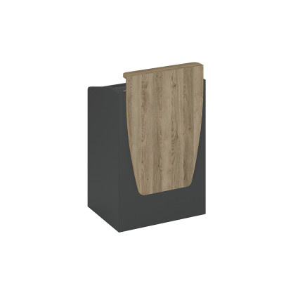 Трибуна СП 130 АР ДС антрацит премиум (основание)/ дуб гладстоун светлый (надстройка)