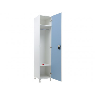 Шкаф для раздевалок WL 11-40 EL голубой/белый