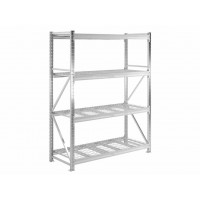 Стеллаж MS Pro 250/150x60/4 b с сетчатыми полками