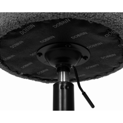 Пуф DOBRIN DANNY BLACK (темно-серое букле (16))