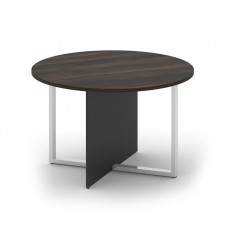 Стол переговорный, круглый Шифт 1200*1200*753 SK.SP-KR-120 Дуб Мали/Антрацит NEW