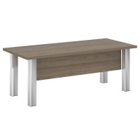 Yalta Стол руководителя M-LT.D-20.1 Вяз Благородный/Нержавеющая Сталь 2000*900*750