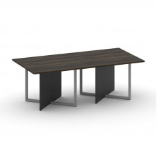 Стол переговорный, двойной, прямоугольный Шифт 2200*1100*753 SK.SP-KV-110-2.P Дуб Мали/Антрацит NEW/Металл Серый