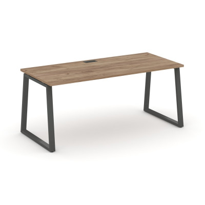 Style Project Direct Стол письменный SN-6T1.SR-026.M Дуб Табак/Металл Антрацит/Заглушка Металл Антра