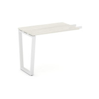 Стайл Проджект Брифинг-приставка SN-6T2.BR-003 Дуб Наварра/Металл Белый 980*600*750