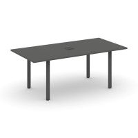 Style Project Direct Стол переговорный SN-6P.SPRG-198 Антрацит/Металл Антрацит/Заглушка Металл Антра