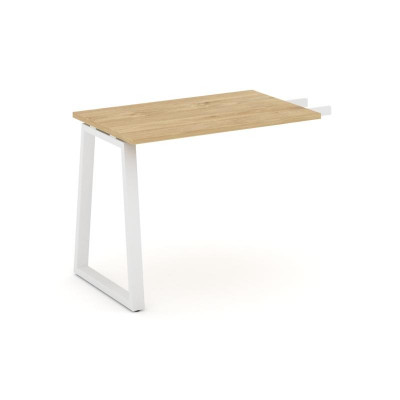 Стайл Проджект Брифинг-приставка SN-6T1.BR-004 Тиквуд Светлый/Металл Белый 1180*600*750