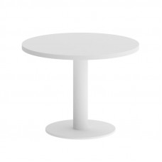 Onix Direct Стол журнальный круглый O.SJ-1 Белый Бриллиант/Металл Белый 600*600*450