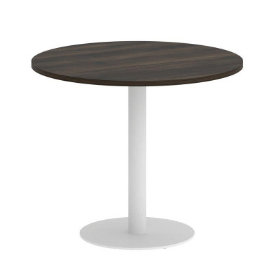 Onix Direct Стол круглый O.SPRG-1 Дуб Мали/Металл Белый 900*900*750