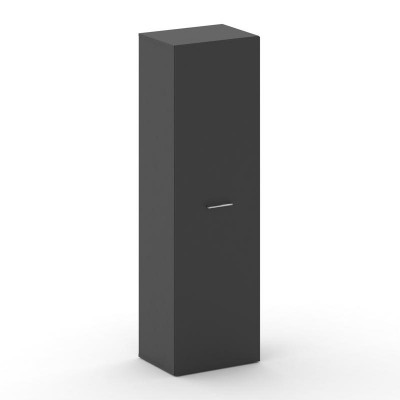 Cross Гардероб узкий универсальный CRU.GB-101 Базальт UM/Черный UM 600*460*2000