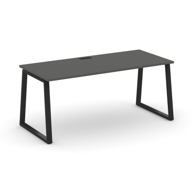Style Project Direct Стол письменный SN-6T1.SR-015.M Антрацит/Металл Черный/Заглушка Металл Черный 1