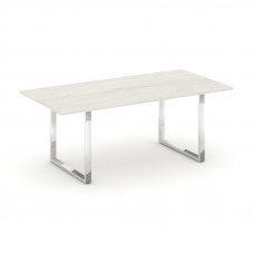 Style Project Direct Lux Стол переговорный M-SN-6O.SPRG-198.3 Дуб Наварра/Нержавеющая Сталь/Хром 198