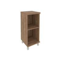 First Стеллаж низкий узкий KSU-3 Дуб Табак 401*432*958