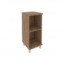 First Стеллаж низкий узкий KSU-3 Дуб Табак 401*432*958