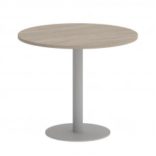 Onix Direct Стол круглый O.SPRG-1 Дуб Аттик/Металл Серый 900*900*750
