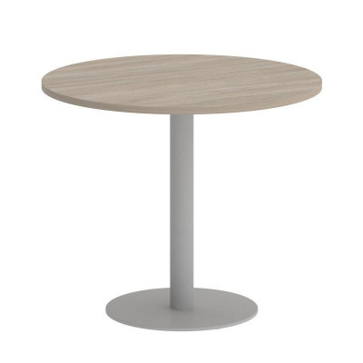 Onix Direct Стол круглый O.SPRG-1 Дуб Аттик/Металл Серый 900*900*750