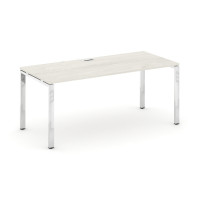 Style Project Direct Lux Стол письменный M-SN-6P.SR-015.M Дуб Наварра/Нержавеющая Сталь/Хром 1780*70