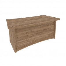 First Стол руководителя криволинейный KSR-2 Дуб Табак 1800*940*765