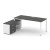 Style Project Direct Стол письменный с греденцией левой SN-6P.SRG-015.M(L) Антрацит/Белый/Антрацит/М