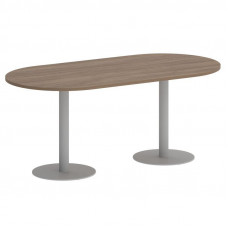 Onix Direct Стол овальный O.SPRG-3 Дуб Аризона/Металл Серый 1800*900*750