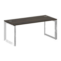 Onix Direct Lux Стол руководителя О-обр. м/к M-O.MO-SRR-5.8 Дуб Мали/Нержавеющая Сталь/Хром 1780*800
