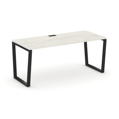 Style Project Direct Стол письменный SN-6T2.SR-024.M Дуб Наварра/Металл Черный/Заглушка Металл Черны