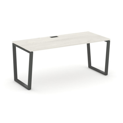 Style Project Direct Стол письменный SN-6T2.SR-016.M Дуб Наварра/Металл Антрацит/Заглушка Металл Ант