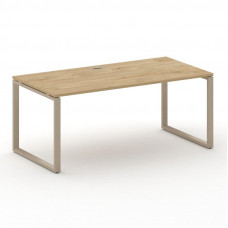 Стол руководителя прямой без тумбы Шифт 1800*900*753 SK.SR-180.P Тиквуд Светлый/Металл Капучино