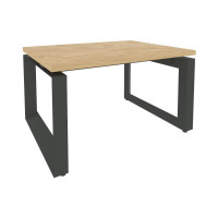 Onix Direct Стол журнальный на О-образном м/к O.MO-SJ-1 Тиквуд Светлый/Металл Антрацит 780*600*450