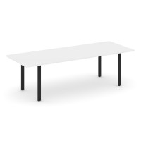 Стол переговорный Стайл Проджект Директ 2580*980*750 SN-6P.SPRG-258.3 Белый/Металл Черный
