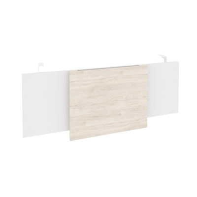 Onix Direct Царга стола руководителя O.M-CSR-3 Денвер Светлый/Белый Бриллиант/Металл Белый 1140*450*