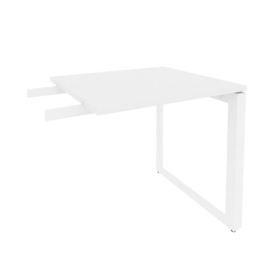 Onix Direct Брифинг-приставка на О-образном м/к O.MO-BR-7 Белый Бриллиант/Металл Белый 780*720*750