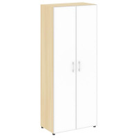 Yalta Шкаф LT.ST-1.10 R white Акация Лорка/Стекло White 800*450*1987