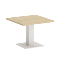 Yalta Стол журнальный квадратный LT.SJ-2 Акация Лорка/Металл Белый 600*600*450