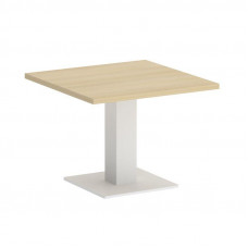 Yalta Стол журнальный квадратный LT.SJ-2 Акация Лорка/Металл Белый 600*600*450