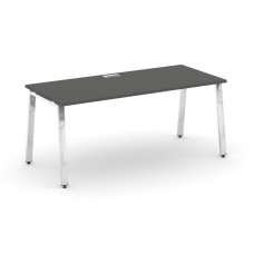 Style Project Direct Lux Стол письменный M-SN-6A.SR-025.M Антрацит/Нержавеющая Сталь/Хром 1780*800*7