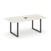 Style Project Direct Стол переговорный SN-6O.SPRG-198 Дуб Наварра/Металл Антрацит/Заглушка Металл Ан