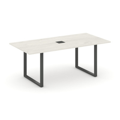 Style Project Direct Стол переговорный SN-6O.SPRG-198 Дуб Наварра/Металл Антрацит/Заглушка Металл Ан