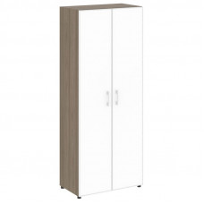 Yalta Шкаф LT.ST-1.10 R white Вяз Благородный/Стекло White 800*450*1987