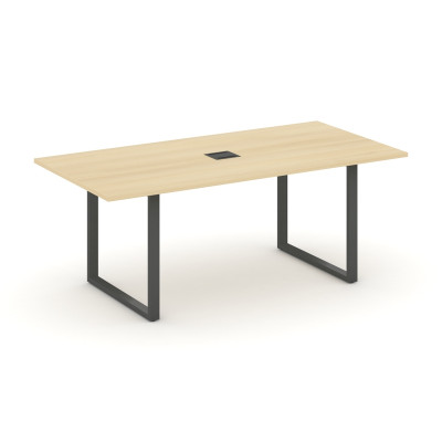 Style Project Direct Стол переговорный SN-6O.SPRG-198 Акация Лорка/Металл Антрацит/Заглушка Металл А