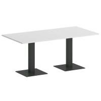 Onix Direct Стол прямоугольный O.SPRG-4 Белый Бриллиант/Металл Антрацит 1800*900*750