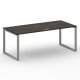 Шифт Стол руководителя прямой без тумбы SK.SR-200.P Дуб Мали/Металл Серый 2000*900*753