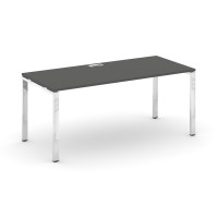 Style Project Direct Lux Стол письменный M-SN-6P.SR-016.M Антрацит/Нержавеющая Сталь/Хром 1980*700*7