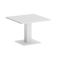 Onix Direct Стол журнальный квадратный O.SJ-2 Белый Бриллиант/Металл Белый 600*600*450