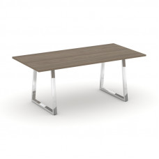 Style Project Direct Lux Стол переговорный M-SN-6T1.SPRG-198.3 Вяз Благородный/Нержавеющая Сталь/Хро