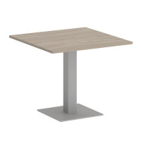 Onix Direct Стол квадратный O.SPRG-2 Дуб Аттик/Металл Серый 900*900*750