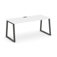 Style Project Direct Стол письменный SN-6T1.SR-023.M Белый/Металл Антрацит/Заглушка Металл Антрацит