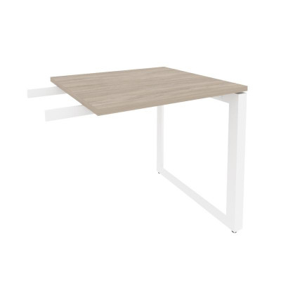 Onix Direct Брифинг-приставка на О-образном м/к O.MO-BR-7 Дуб Аттик/Металл Белый 780*720*750