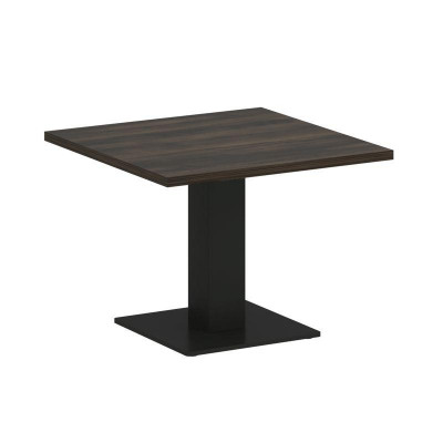 Yalta Стол журнальный квадратный LT.SJ-2 Дуб Мали/Металл Черный 600*600*450