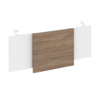 Onix Direct Lux Царга стола руководителя O.M-CSR-3 Белый Бриллиант/Дуб Аризона/Хром 1140*450*54